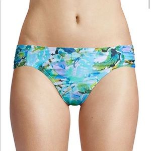 NWT! La Blanca Low Rise Bikini Bottom Painted Love
